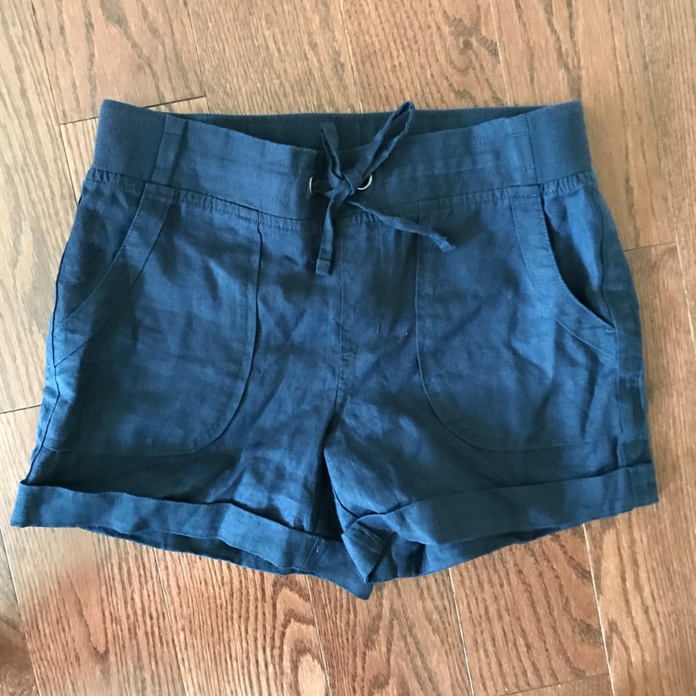 Athleta linen shorts
